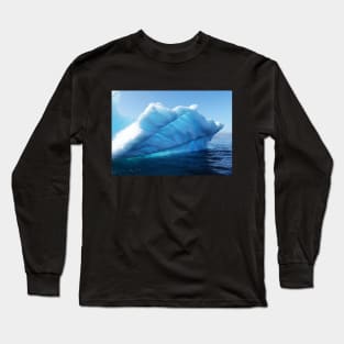 iceberg frozen sea nature Long Sleeve T-Shirt